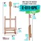 U.S. Art Supply 16" Mini Tabletop Wooden H-Frame Studio Easel (Pack of 6) - Adjustable Beechwood Painting and Display Easel, Holds Up To 12" Canvas